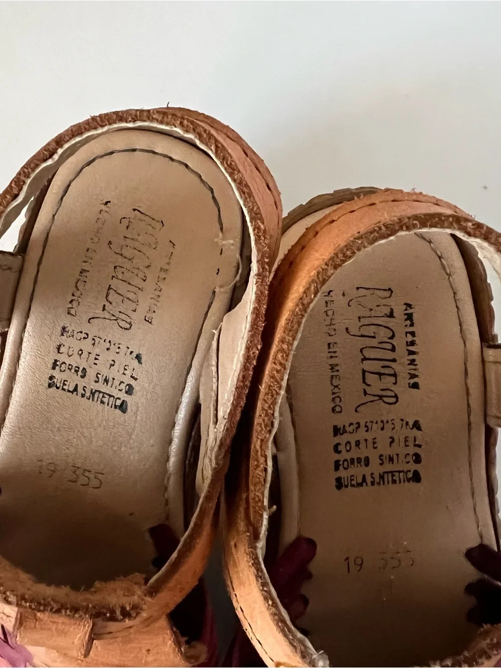 Artisan Multicolor Woven Leather Huarache Sandals for Kids